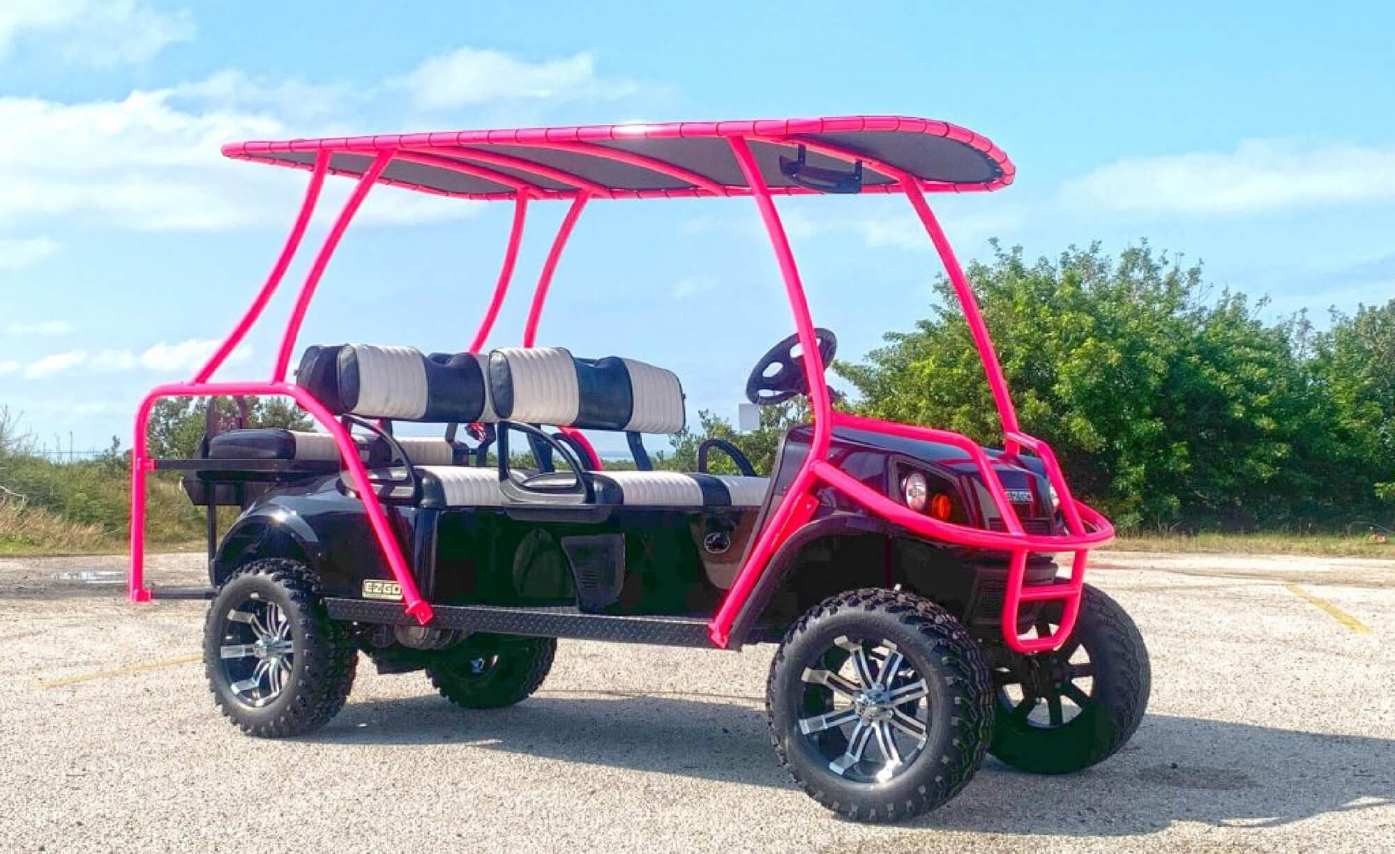 6 Passenger Golf Cart | Golf Cart Rental Texas - Coast to Coast Rental