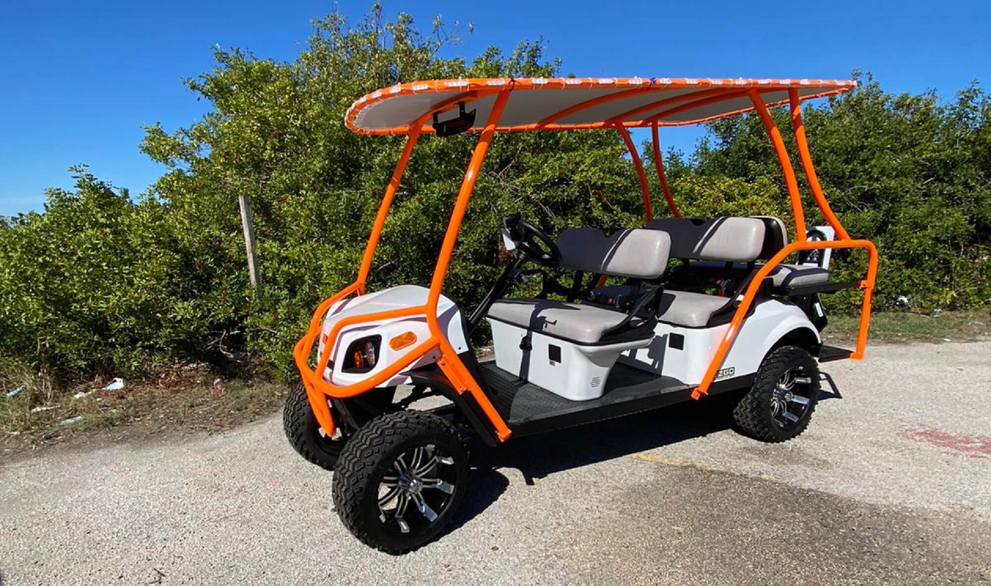 6 Passenger Golf Cart Golf Cart Rental Texas Coast To Coast Rental