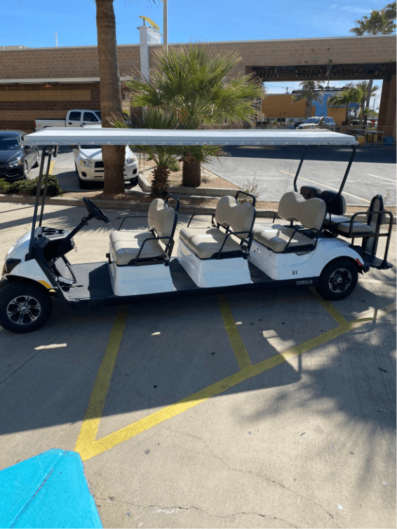 8 Passenger Golf Cart | Golf Cart Rental Texas - Coast to Coast Rental